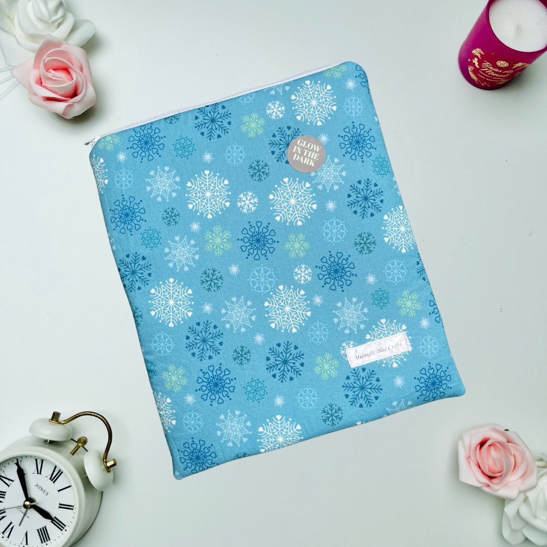 Snowflakes - Book Sleeve - Glow in the Dark