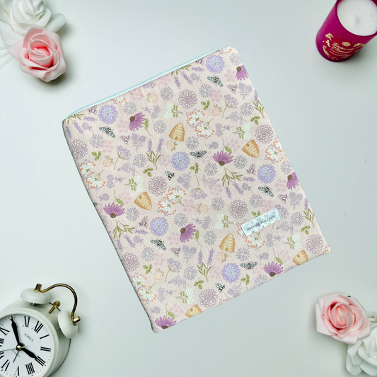 Bumblebee Garden Pink - Book Sleeve