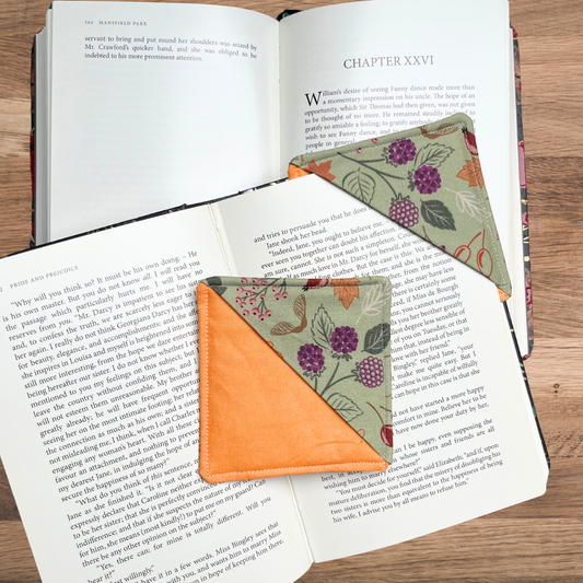 Autumn Woodland Corner Bookmark