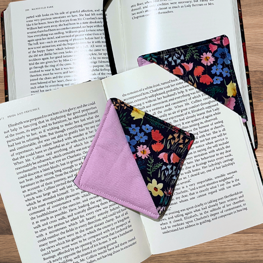 Flower Power -  Corner Bookmark